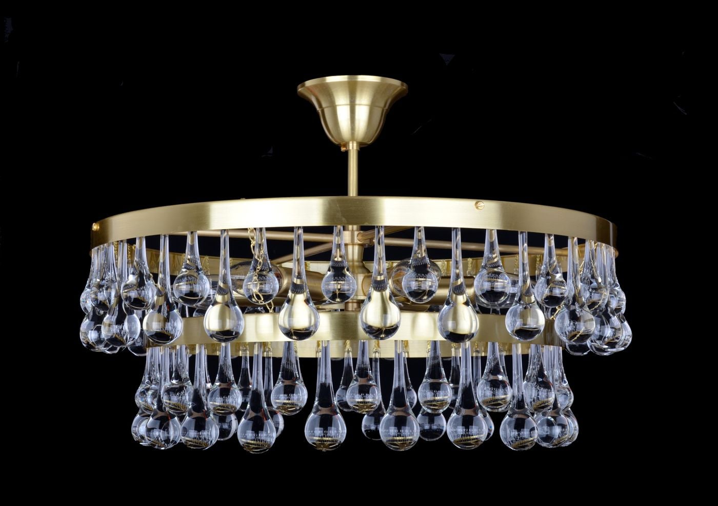 YORK lustre moderne à 6 lumières et gouttes