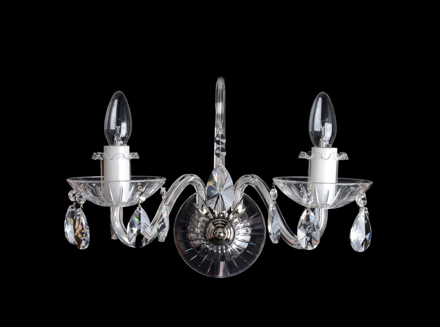 CRYSTAL kinkiet z 2 ramionami