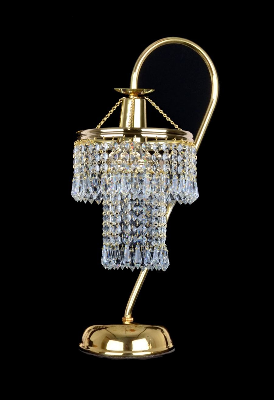 BUFFALLO 1-light table lamp — Polished brass